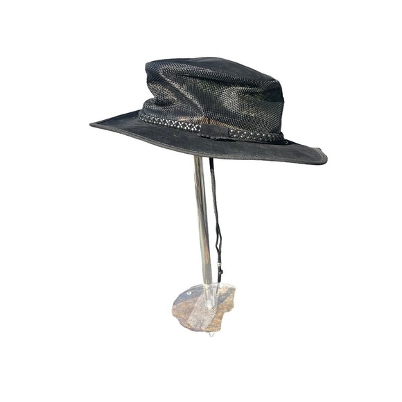 Monterey Bay Breeze Black Waterproof Crushable Vented  Hat - Picture 13 of 16